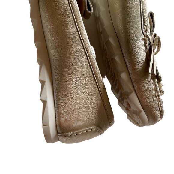 STUART WEITZMAN | gold leather tassel loafers 6 - Picture 2 of 16